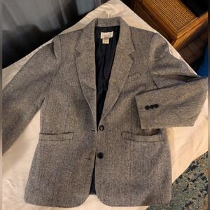 Vintage Gray/Multi Tweed Blazer Japan